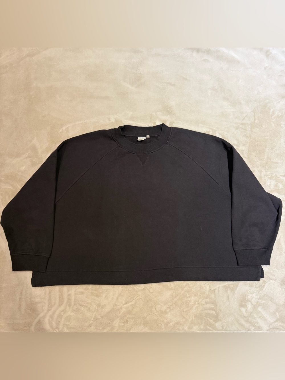 Beyond Nine Noa Fleeceback Jersey Jumper in Slate - Picture 6 of 10